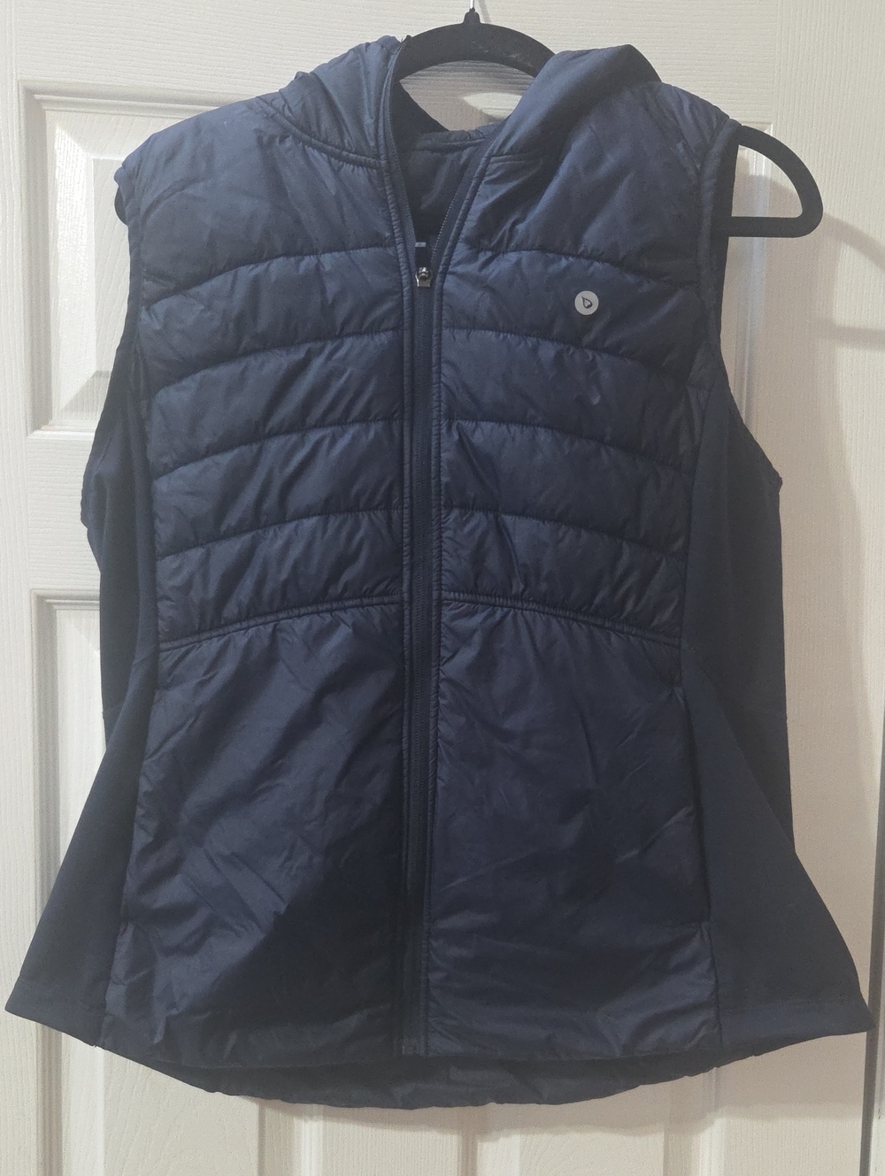 Baleaf Navy Quilted Hooded Vest